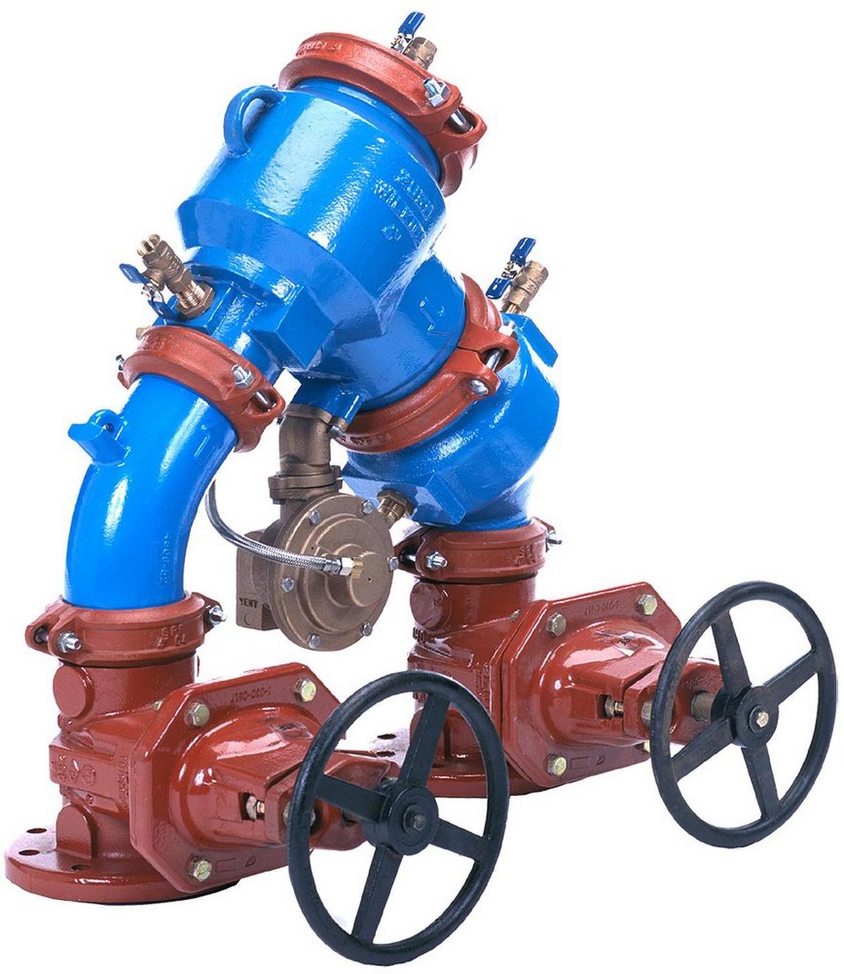 Zurn Wilkins 475V 2-1/2 in. Ductile Iron Flanged 175 psi Backflow Preventer