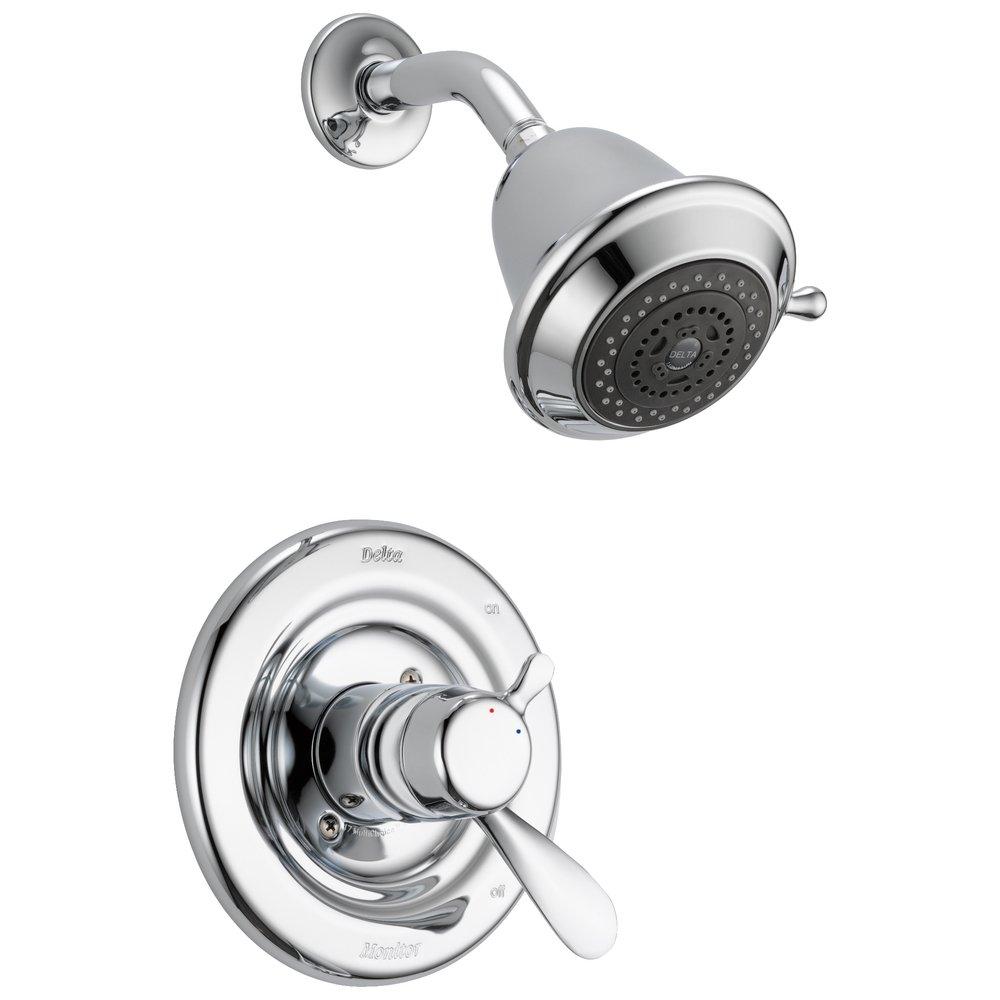 Single Handle Multi Function Shower Faucet in Chrome (Trim Only)