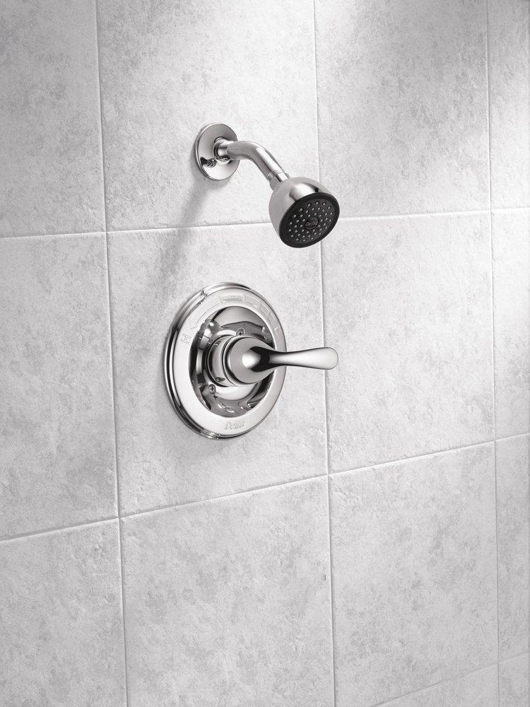 Delta Faucet Classic Single Handle Multi Function Shower Faucet in Chrome (Trim Only)