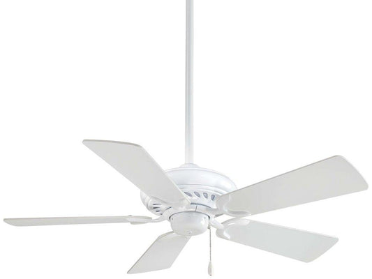 Minka Aire Supra® 44 in. 5-Blade Indoor Ceiling Fan in White