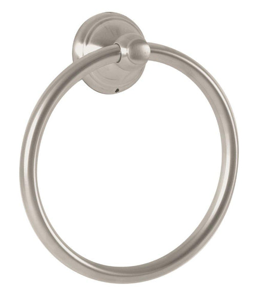 Hansgrohe C Round Closed Towel Ring in Brushed Nickel