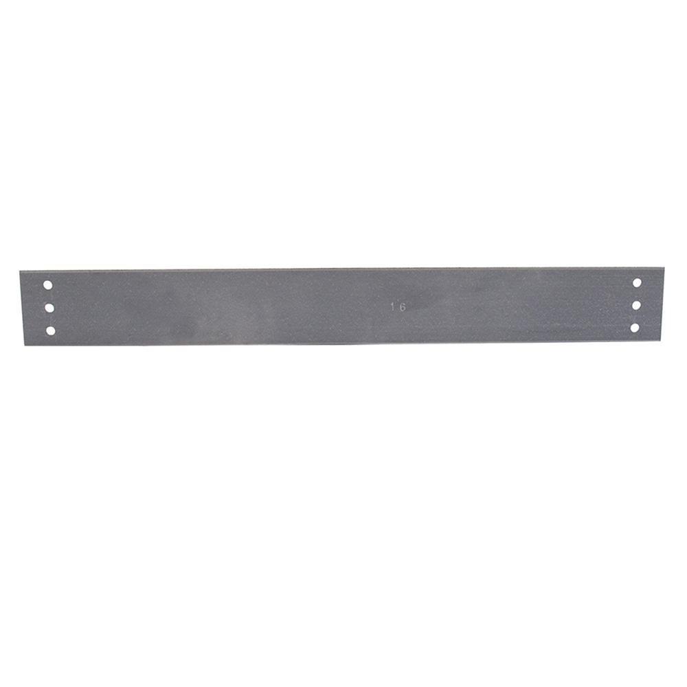 6 in. 3-Hole Galvanized Vertically Aligned Strap
