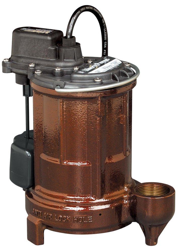 1/3 HP 115V Cast Iron Submersible Sump Pump with 10 ft. Cord