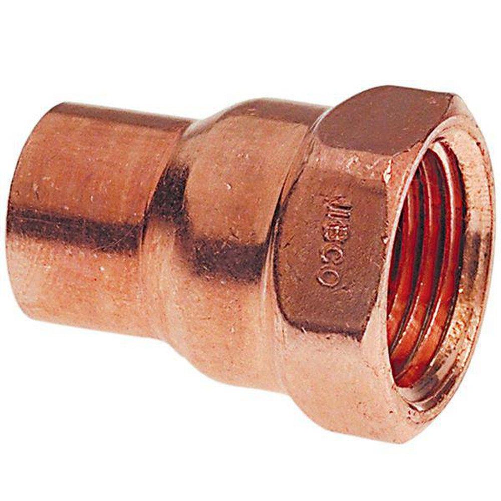 1 x 3/4 in. Copper Female Adapter