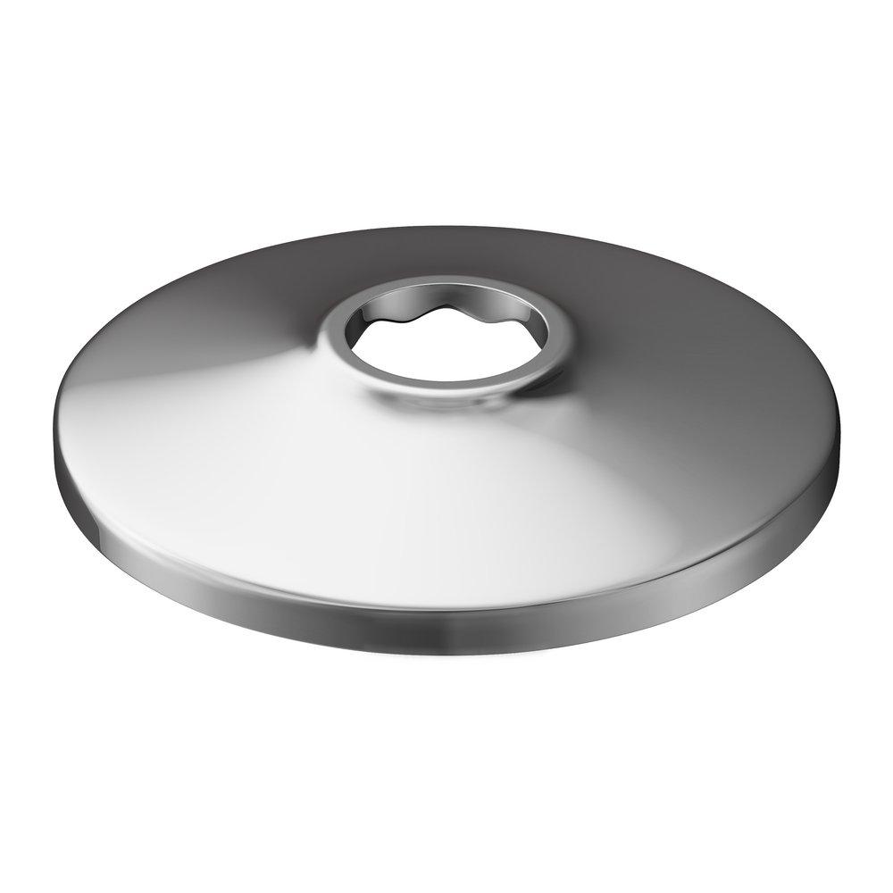 5/8 in. Steel Standard Escutcheon in Chrome