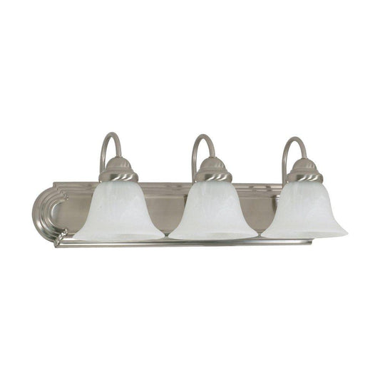 NUVO Ballerina 3 Light 60W 24 in. Vanity Brushed Nickel