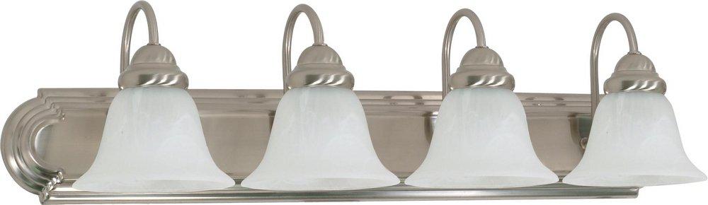 NUVO Ballerina 4 Light 60W 30 in. Vanity Brushed Nickel