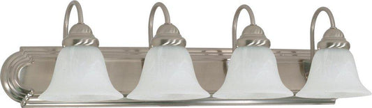 NUVO Ballerina 4 Light 60W 30 in. Vanity Brushed Nickel