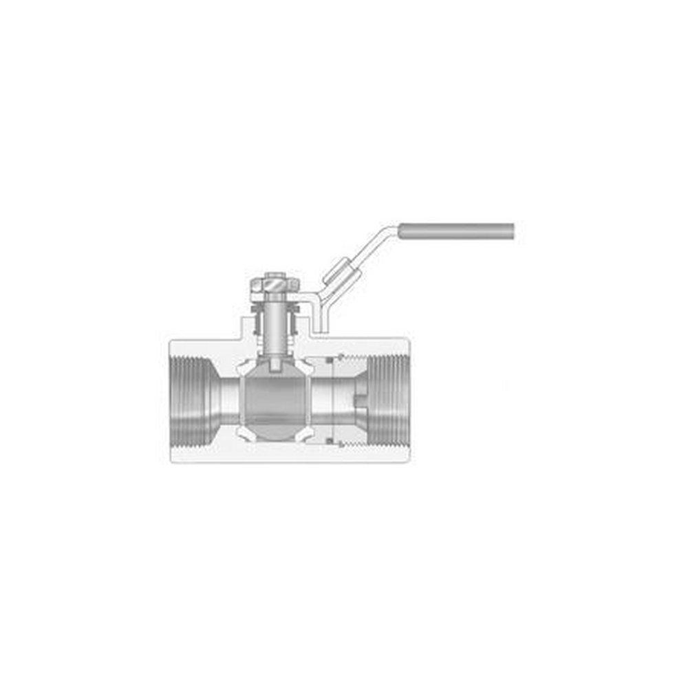 Velan Valve VOP-1000 Series 1/2 in. Stainless Steel Regular Port NPT 1000# Ball Valve