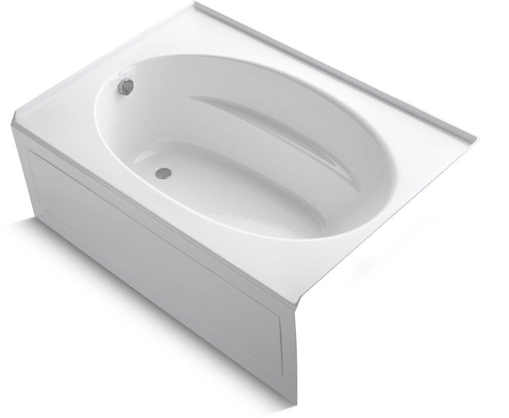 KOHLER Windward® 60 in. x 42 in. Soaker Alcove Bathtub with Left Drain in White