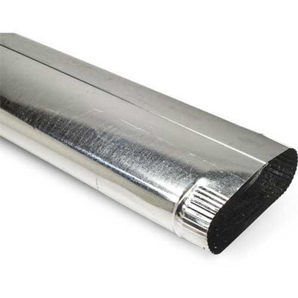 6 in x 102 in 30 ga Galvanized Steel Oval Duct Pipe