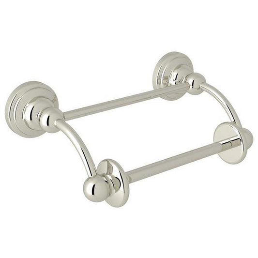 Perrin & Rowe® Edwardian™ Wall Mount Toilet Tissue Holder in Polished Nickel