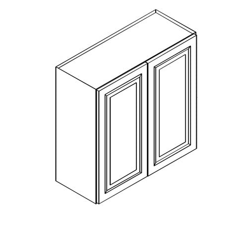 PW-W2442B ( Wall Cabinet 24"Wx12"Dx42"H - 2 Doors )
