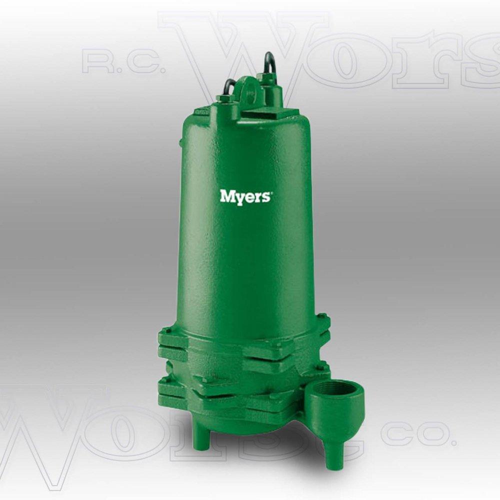 Myers P100 Series 1 hp Effluent Pump with 20 ft. Cord