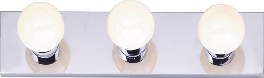 3 Light 100W 18 in. Vanity Strip Light Polished Chrome