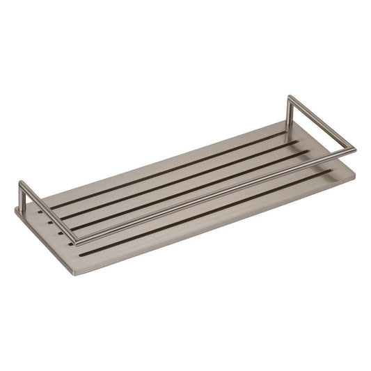 12 in. Shower Shelf in Satin Nickel