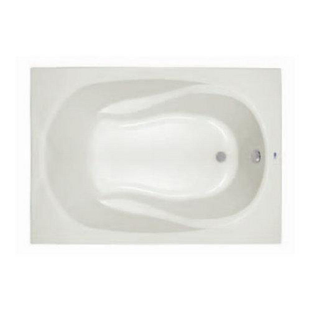 PROFLO® Lansford 60 x 42 in. Soaker Drop-In Bathtub with End Drain in White