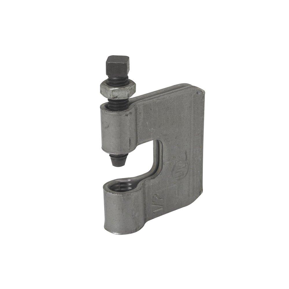 7/8 in. Steel C-Clamp with Locknut in Black
