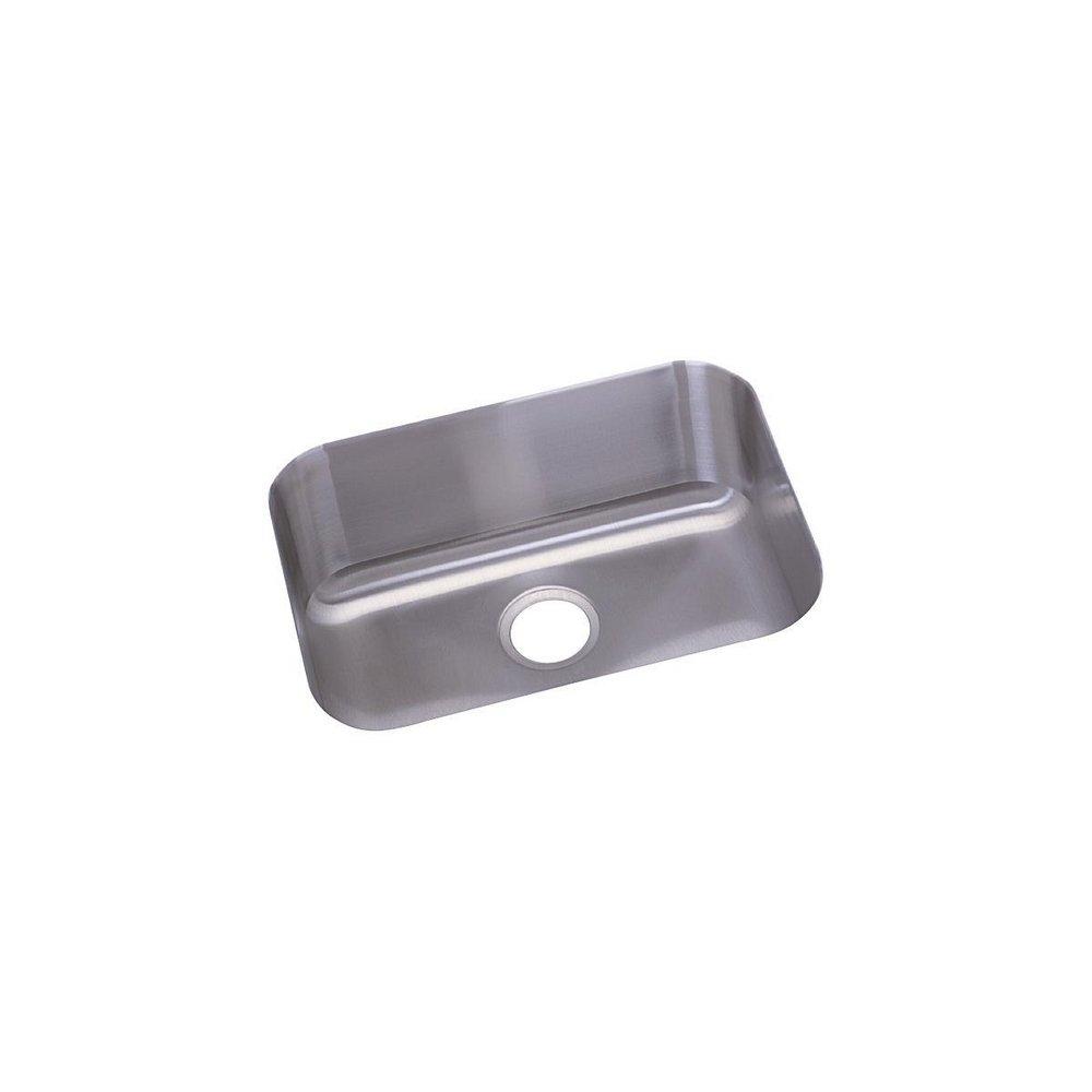 23-1/2 in. Undermount Stainless Steel Single Bowl Kitchen Sink in Radiant Satin