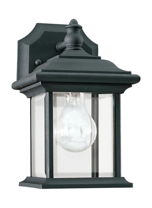 Visual Comfort & Co. Generation Lighting Wynfield 100W 1-Light Medium E-26 Incandescent Outdoor Wall Sconce in Black