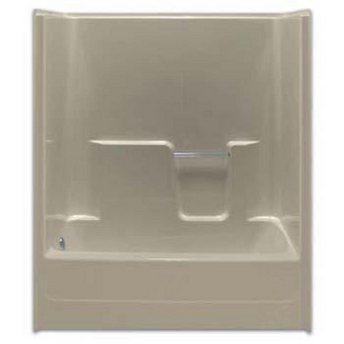 Aquarius Industries Luxury 60 in. x 31 in. Tub and Shower Unit in White with Left Drain