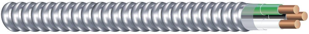 250 ft. 12 ga 2-Conductor Aluminum and Metal Solid Clad in Silver