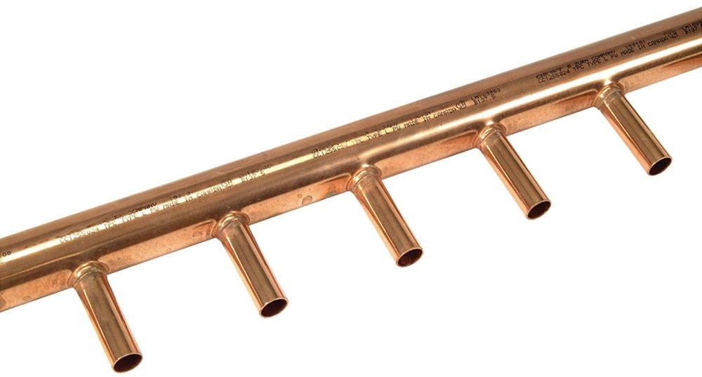 Zurn PEX QHCM Copper Sweat 3/4 in. Valve Manifold