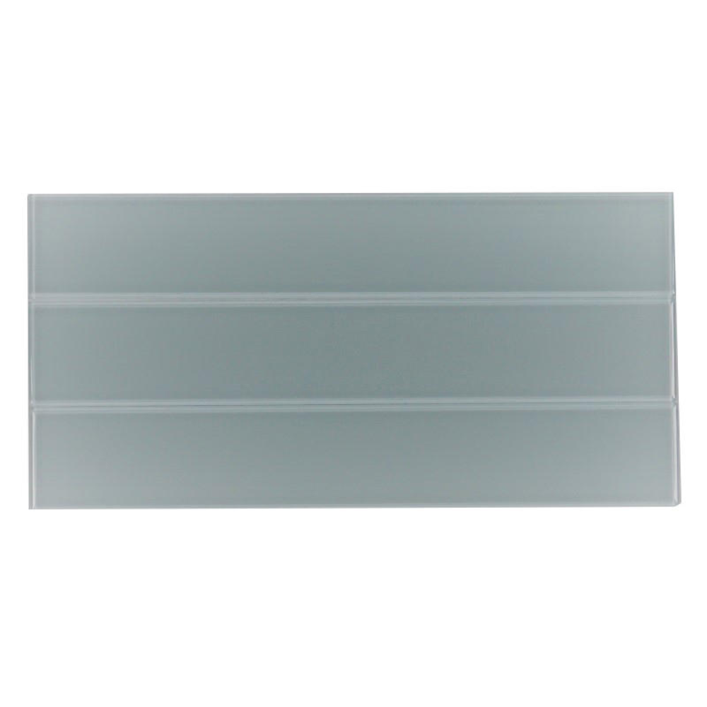 Vetro Crystal Blue Glass Mosaic Backsplash Subway Tile | 2"x12"
