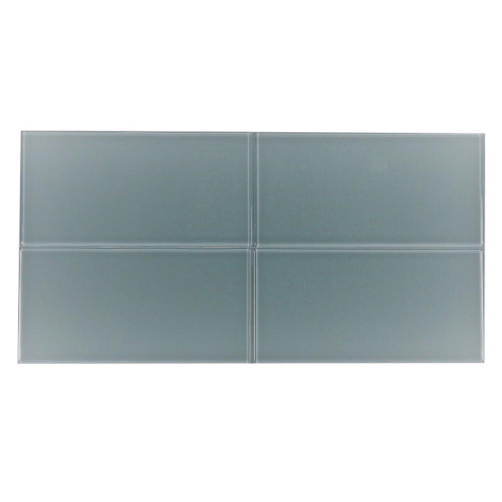 Vetro Crystal Blue Glass Mosaic Backsplash Subway Tile | 3"x6"