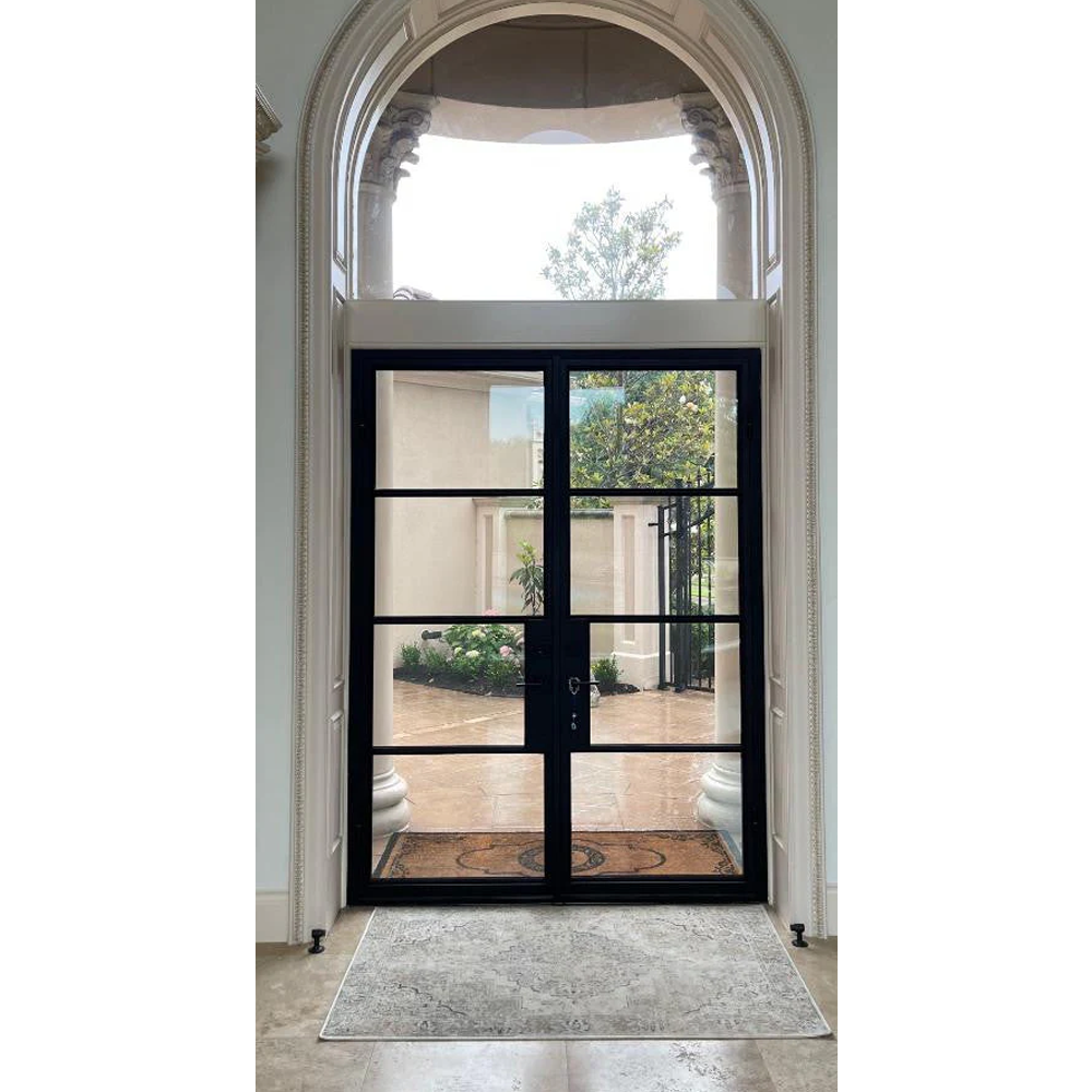 5/0x8/0 French Exterior Wrought Iron Prehung Door
