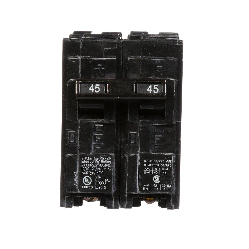 45 Amp 120/240 V 2-Pole Circuit Breaker