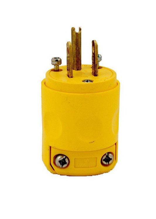 15A 125VAC Plug in Yellow