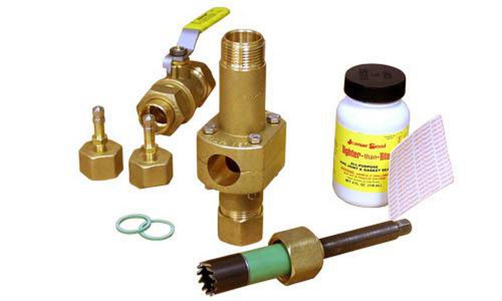 Jomar International Add-A-Valve® 3/4 in. Forged Brass Sweat Valve Kit