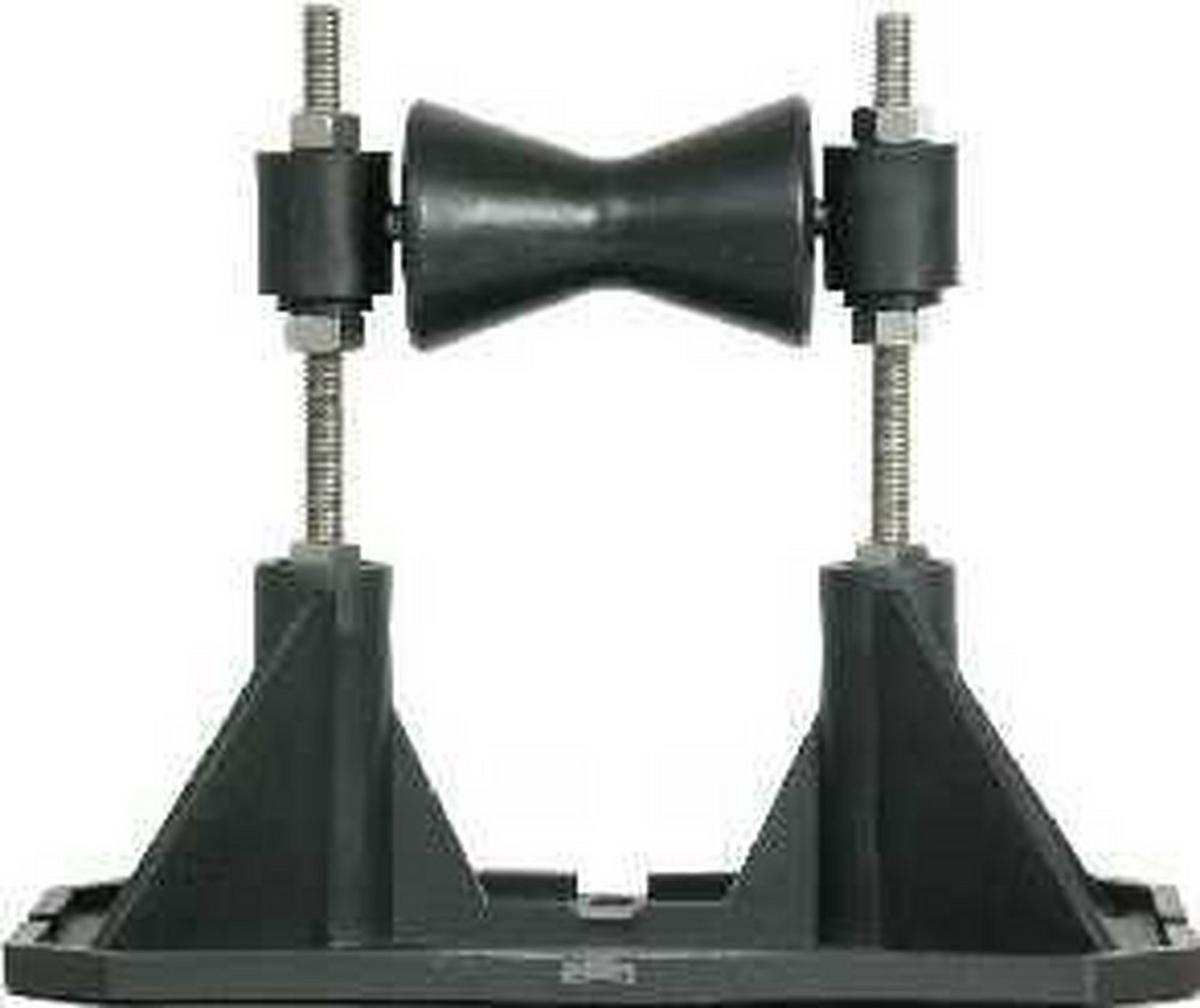 6 x 5 in. Stainless Steel and Plastic Pipe Support