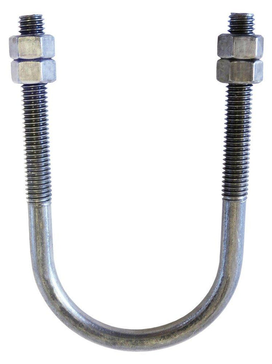 Anvil-Strut Fig 137 2 in. x 3/8 in. Galvanized Carbon Steel U-Bolt with 4 Hex Nuts