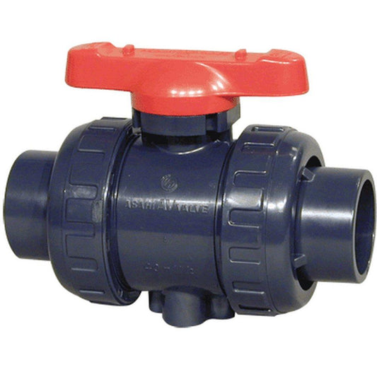 1 in. Plastic Full Port Socket Weld x Threaded 230# Ball Valve