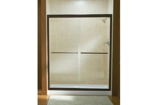 Sterling Finesse™ 70-31/100 x 59-5/8 in. Frameless Sliding Shower Door in Nickel