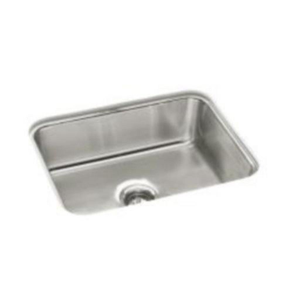 Sterling McAllister® 23-3/8 in. Undermount Stainless Steel Single Bowl Kitchen Sink in Luster Stainless Steel