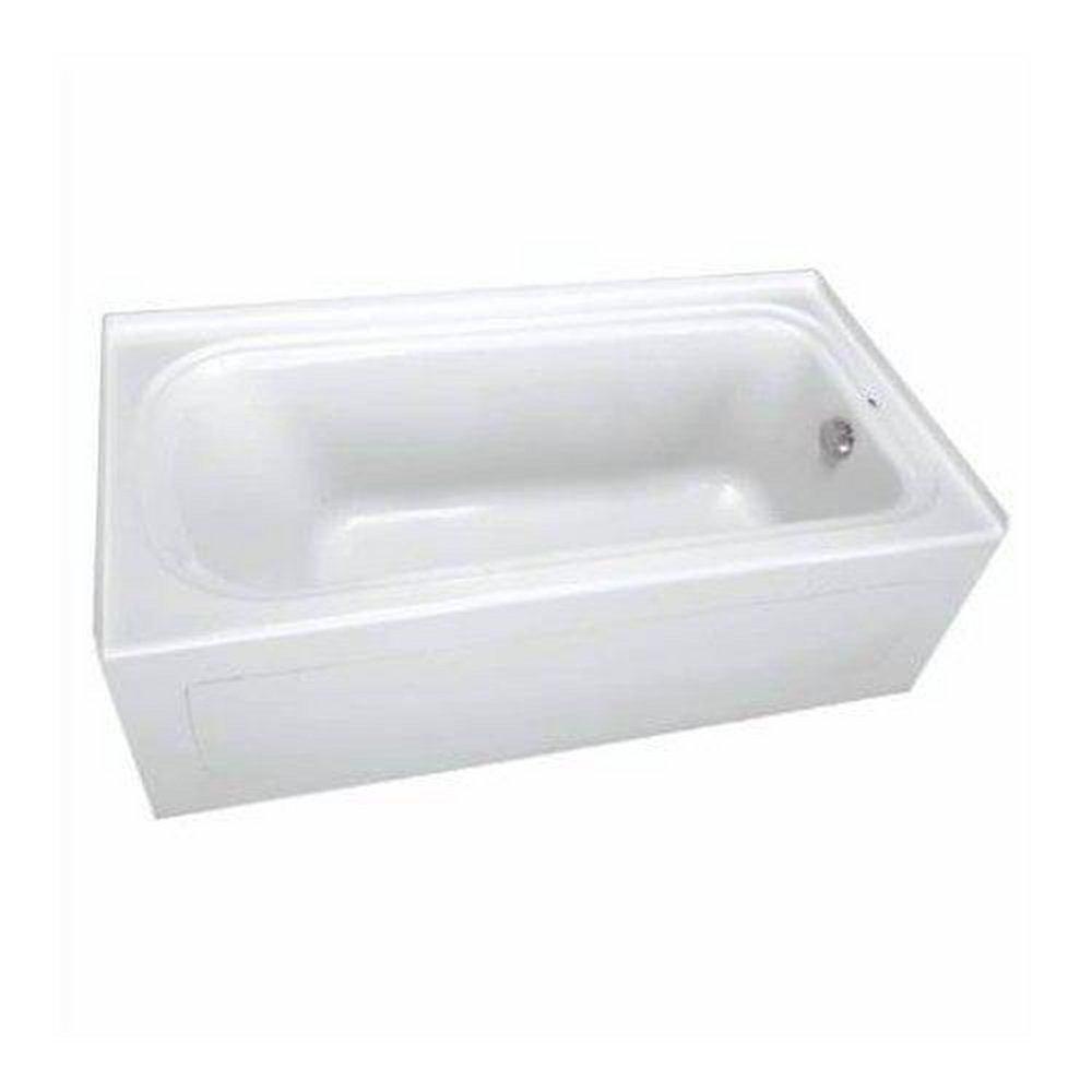 PROFLO® Plus Series 72 in. x 36 in. Soaker Alcove Bathtub with Right Drain in White