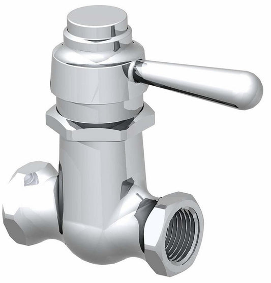 United Brass Works 601 Series 1/2 in. Lever Straight Supply Stop Valve