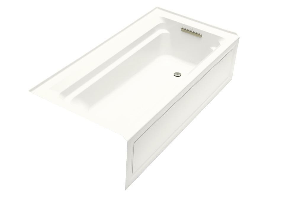 KOHLER Archer® 72 in. x 36 in. Soaker Alcove Bathtub with Right Drain in White