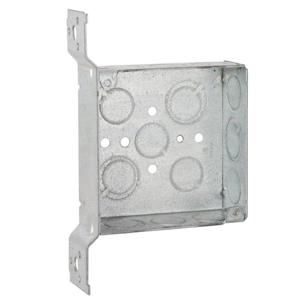 4 x 2-1/8 in. Metallic Welded Square Box