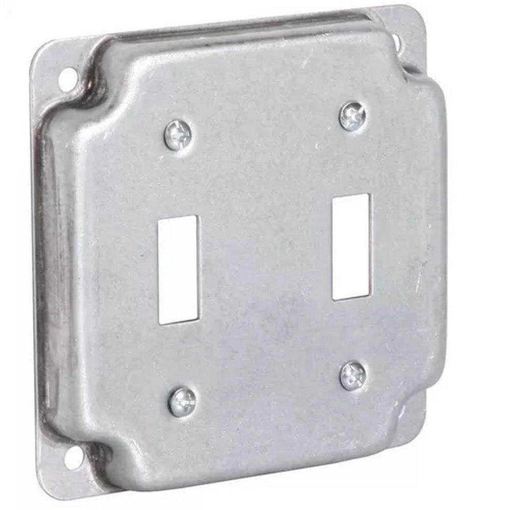 Steel 14/25 x 4-1/8 in. Electrical Box Cover