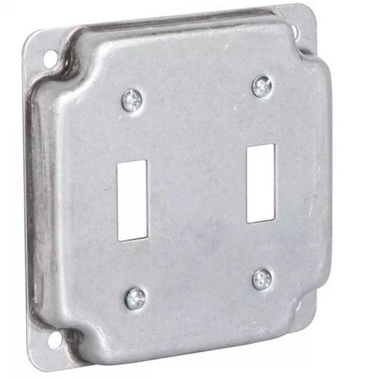Steel 14/25 x 4-1/8 in. Electrical Box Cover
