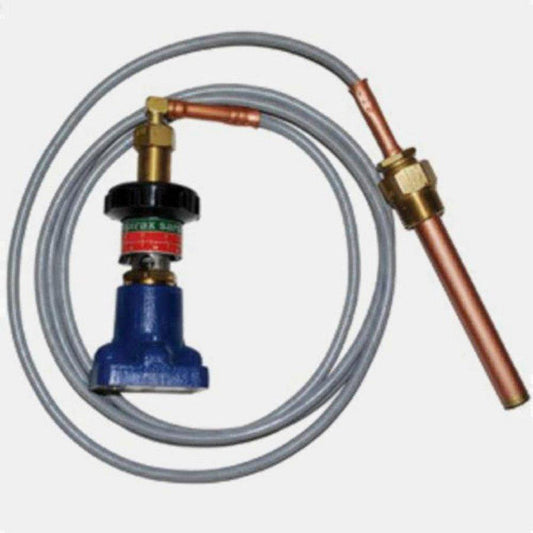 8 ft. 100 - 160F Brass and Copper Temperature Pilot Bulb