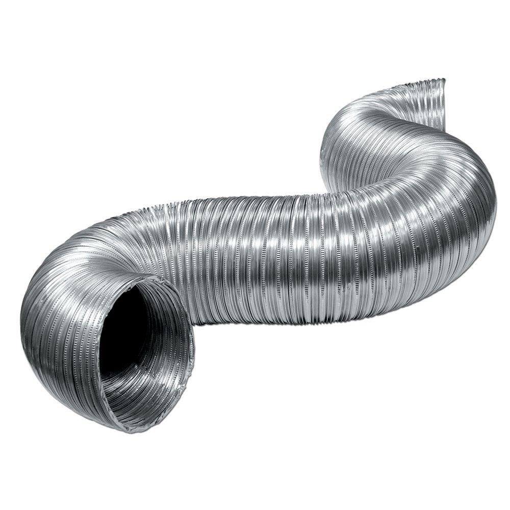 4 in. x 8 ft. Silver Uninsulated Flexible Air Duct