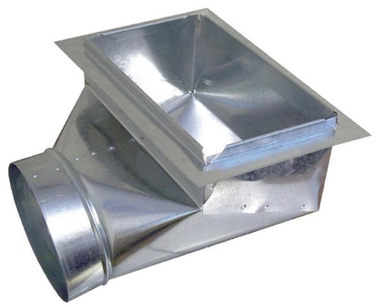 4 x 10 x 5 in. 90 Degree Boot Type-B Galvanized Steel 30 ga