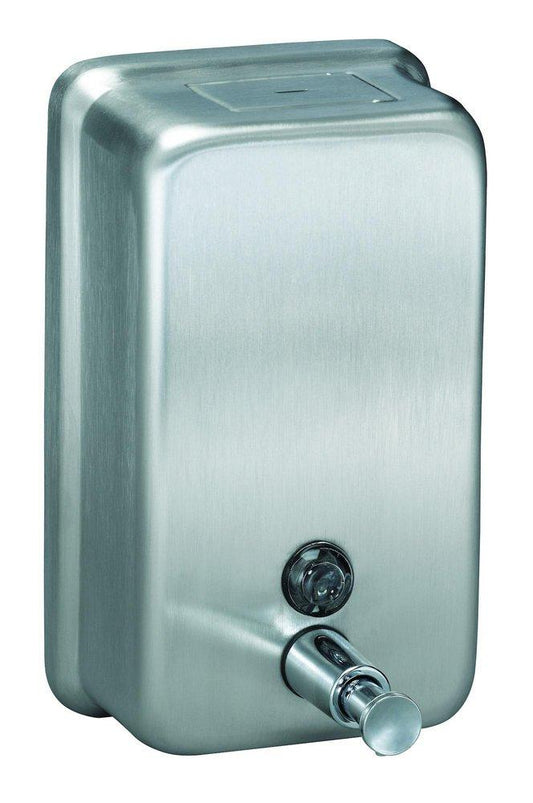 Bradley Corporation BradEx® 40 oz. Stainless Steel Surface Mount Tank Soap Dispenser