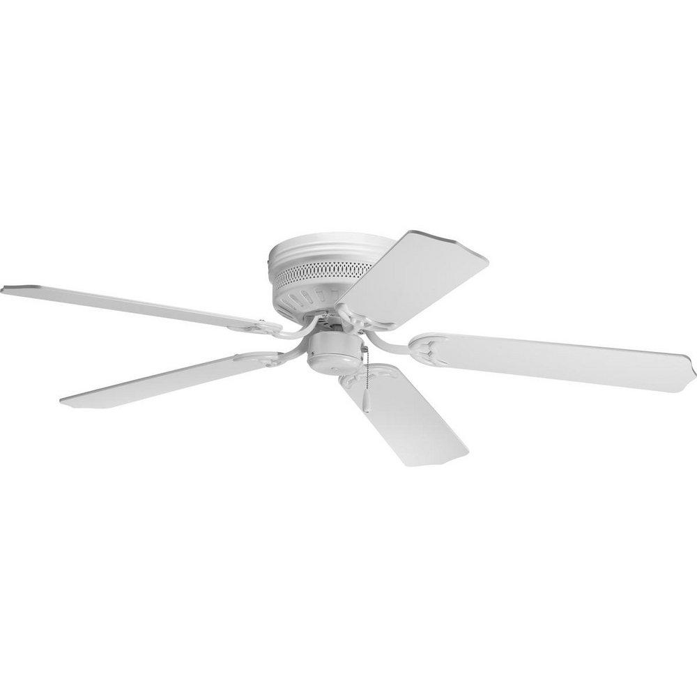 Progress Lighting AirPro 52 in. 5-Blade Hugger Ceiling Fan inWhite