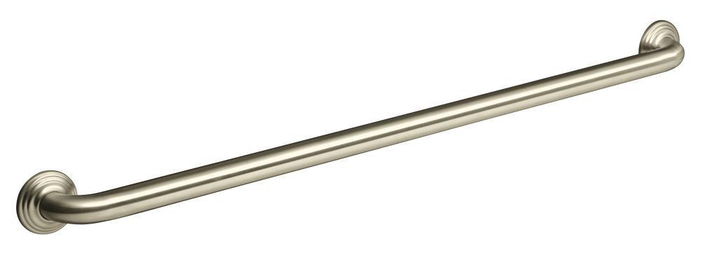 KOHLER Traditional 36 in. Grab Bar in Vibrant Brushed Nickel